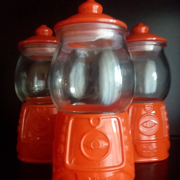 Target Glass Gumball Candy Jars (set of 3) - Picture 2 of 3